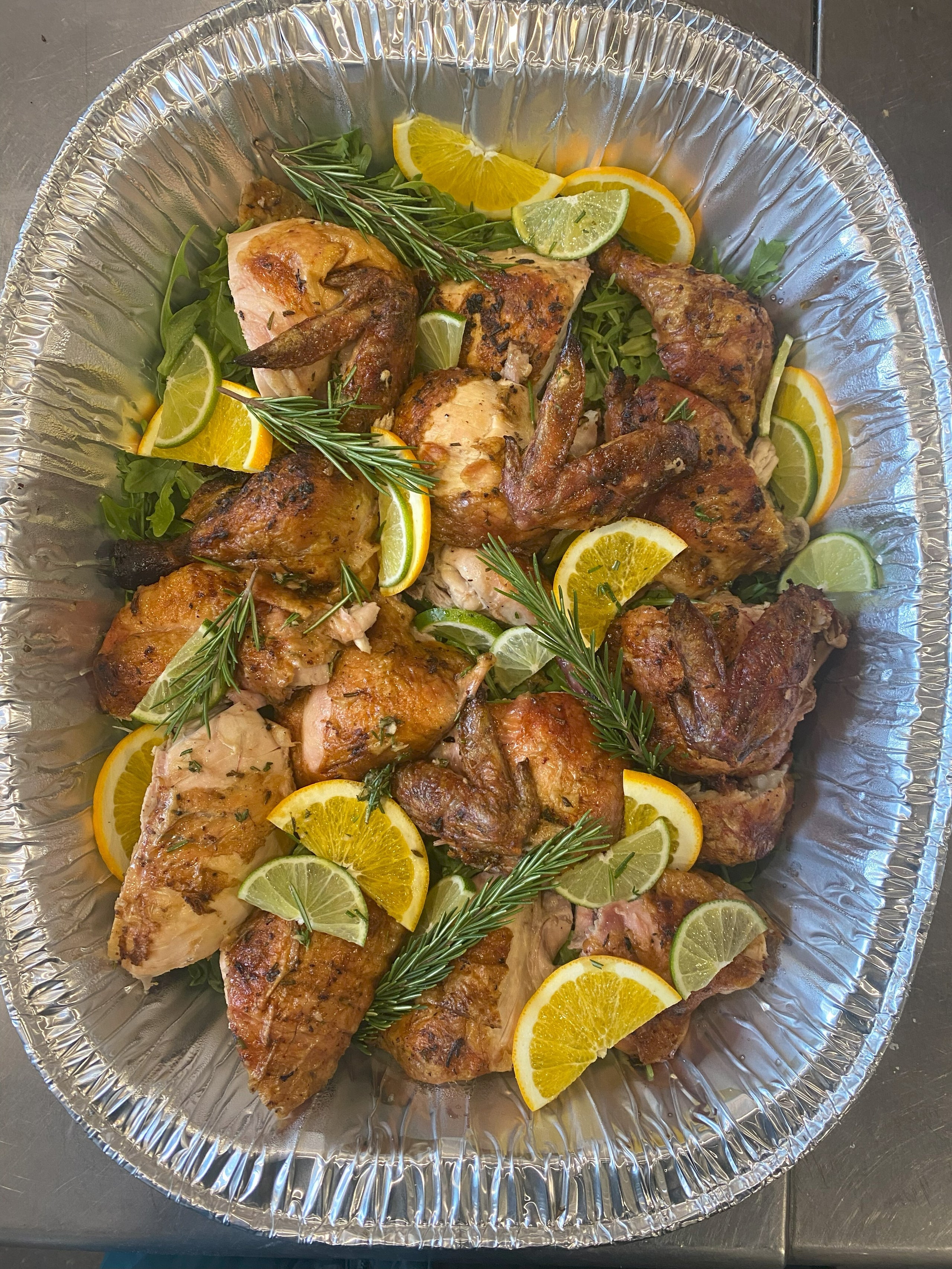 Lemon Herb Roasted Roasted Chicken Thighs With Lemon Thyme And
